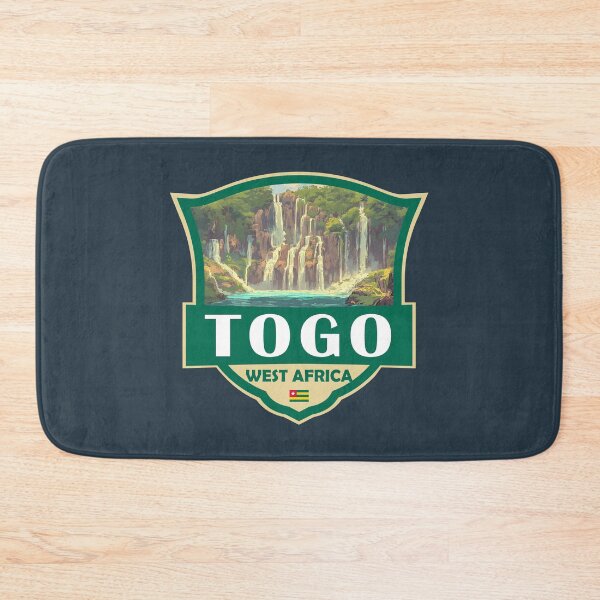Item preview, Togo Illustration Retro Badge designed and sold by KrisSidDesigns.