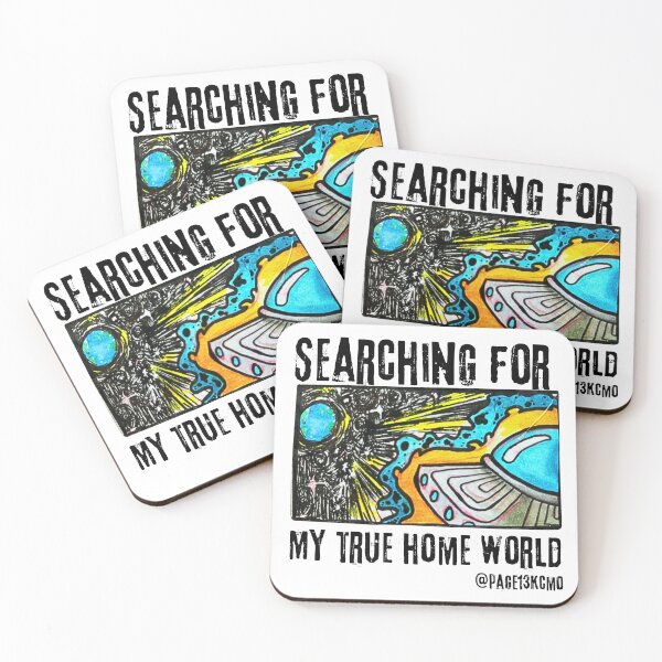 Item preview, Searching For Home — black letter designed and sold by Page13KCMO.