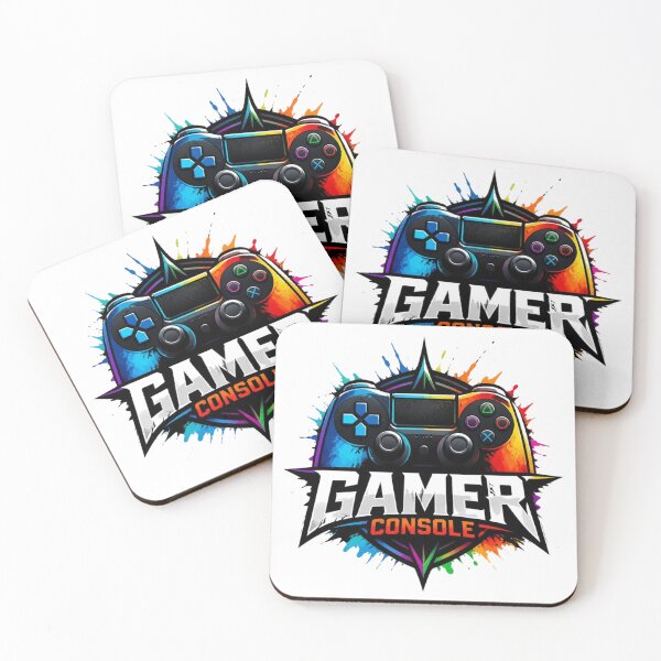 Item preview, Gamer Console Controller Esports Splash Art Logo designed and sold by AgnesB77.