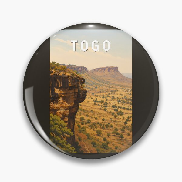 Item preview, Togo Illustration Travel Art Vintage designed and sold by KrisSidDesigns.