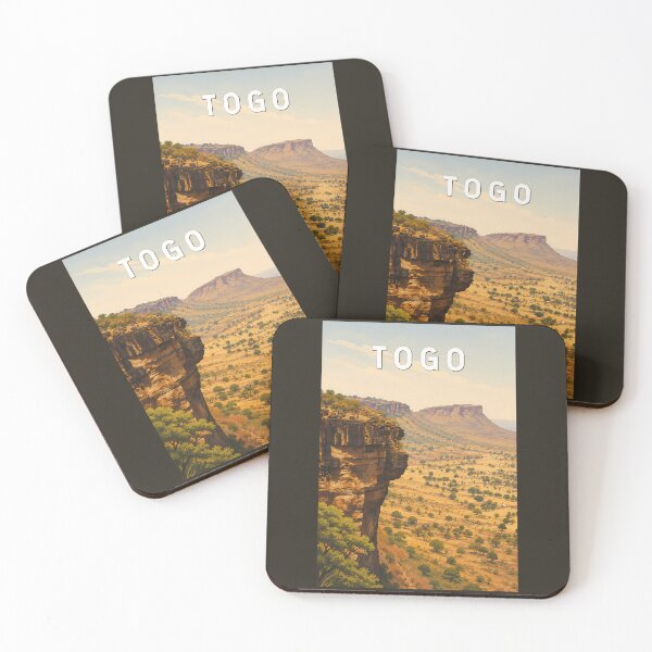 Item preview, Togo Illustration Travel Art Vintage designed and sold by KrisSidDesigns.