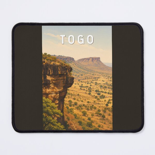 Item preview, Togo Illustration Travel Art Vintage designed and sold by KrisSidDesigns.