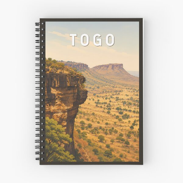 Item preview, Togo Illustration Travel Art Vintage designed and sold by KrisSidDesigns.