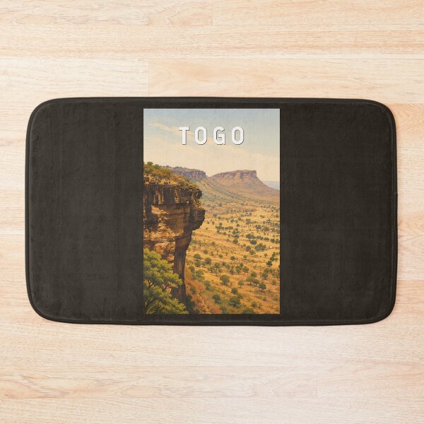 Item preview, Togo Illustration Travel Art Vintage designed and sold by KrisSidDesigns.