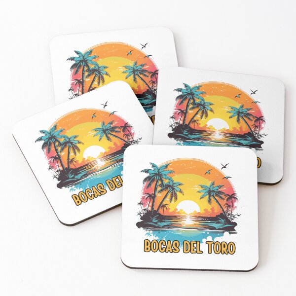 Item preview, Psychidelic Beach Sunset Bocas Del Toro Surfing Panama designed and sold by julyperson.