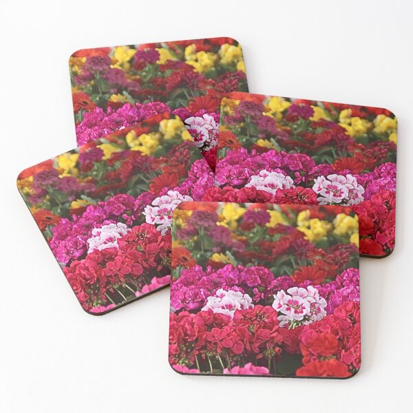 Item preview, Vibrant Geranium Mosaic. designed and sold by WeatherShot.