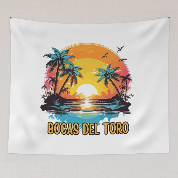 Item preview, Psychidelic Beach Sunset Bocas Del Toro Surfing Panama designed and sold by julyperson.