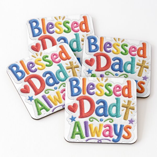 Item preview, Blessed Dad Always Christian Dad Quote designed and sold by camisagrafica.