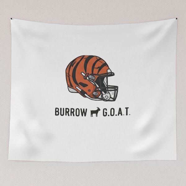 Item preview, Who Dey Joe Burrow GOAT Bengals Fan Artwork designed and sold by ThatFootball12.