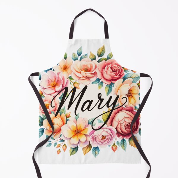 Item preview, Mary Floral Name Watercolor Boho Personalized Design designed and sold by ArcticFoxStudio.