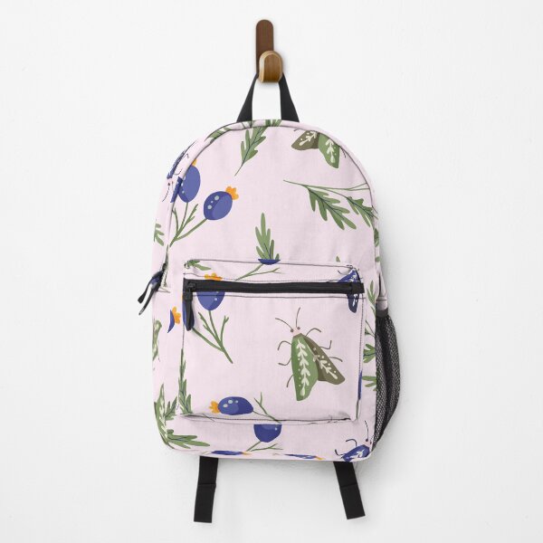 Item preview, Mystical Woodland Moth Botanical Pattern designed and sold by BetOova.