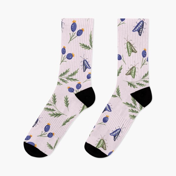 Item preview, Mystical Woodland Moth Botanical Pattern designed and sold by BetOova.