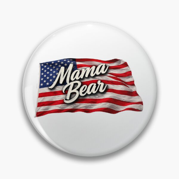 Item preview, Mama Bear American Flag - Don't Mess with her! designed and sold by Truly Love America.