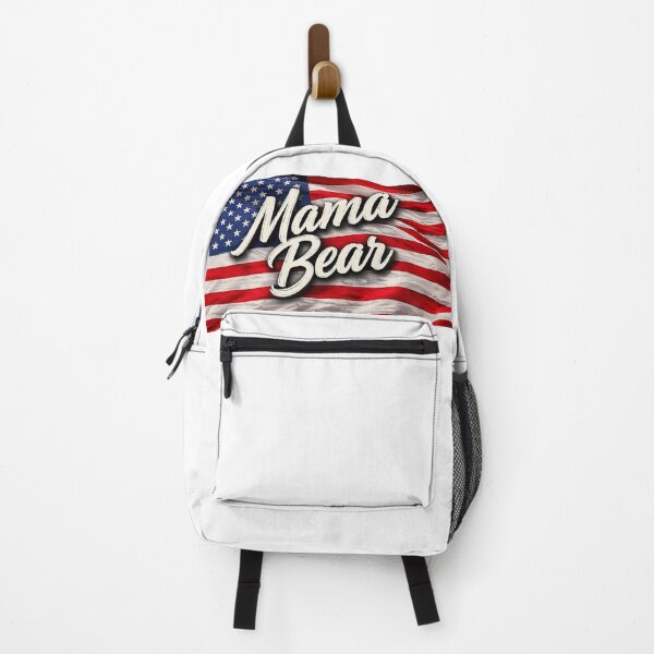 Item preview, Mama Bear American Flag - Don't Mess with her! designed and sold by Truly Love America.