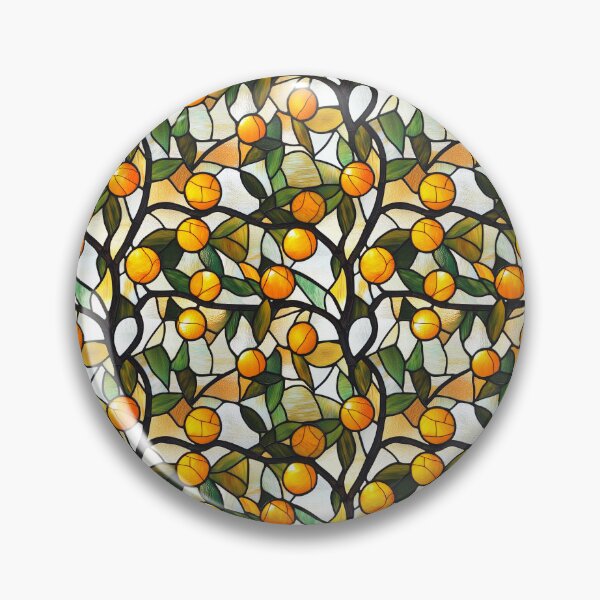 Item preview, Orange Grove Stained Glass Photo Texture designed and sold by DigitaICraft.