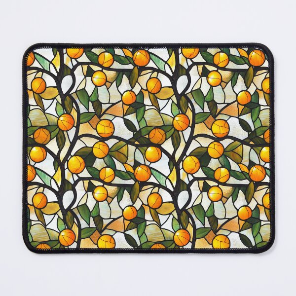 Item preview, Orange Grove Stained Glass Photo Texture designed and sold by DigitaICraft.
