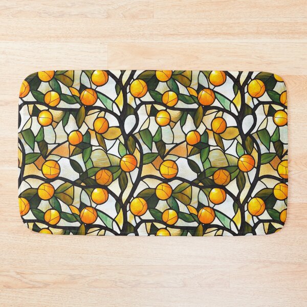 Item preview, Orange Grove Stained Glass Photo Texture designed and sold by DigitaICraft.