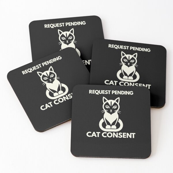 Item preview, Request Pending Cat Consent designed and sold by Lyfeinsights.