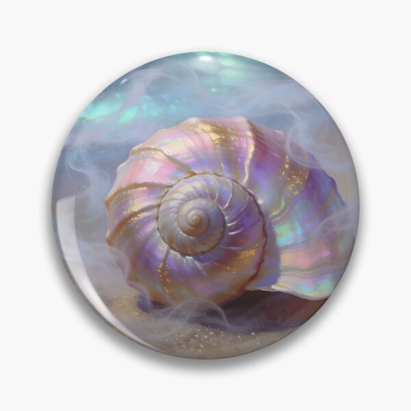 Artikelvorschau, Schimmernde Nautilusmuschel am Strand entworfen und verkauft von Roanemermaid.
