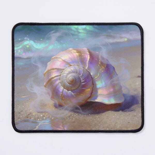 Item preview, Iridescent Nautilus Seashell on Beach designed and sold by Roanemermaid.