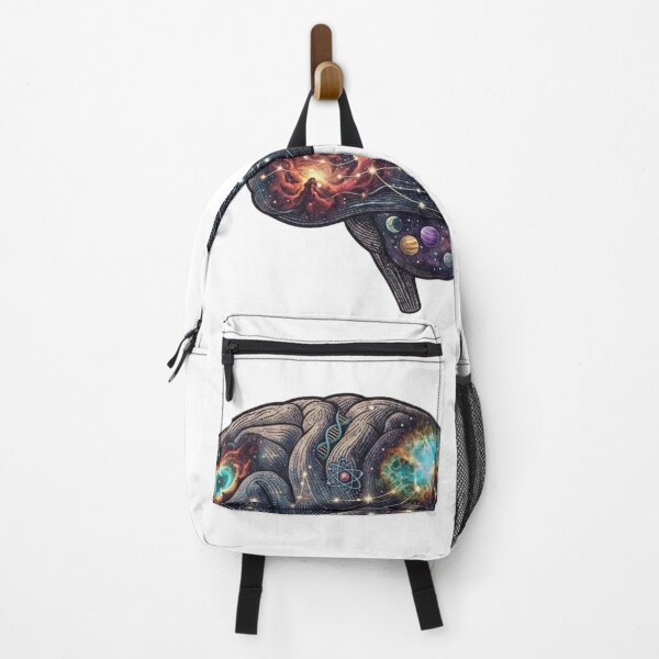 Item preview, Melting Cosmic Brain Galaxy Surreal Science Art designed and sold by JeevanStickers.