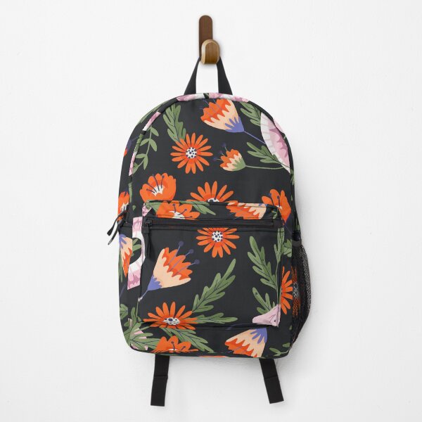 Item preview, Dark Floral Pink Snake Botanical Pattern designed and sold by BetOova.