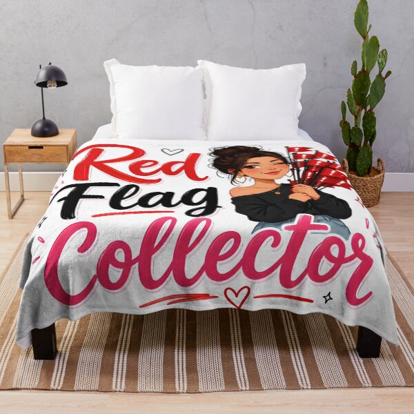 Item preview, red flags, red flags collector, green flag, red flag, single life designed and sold by TrueArtVibes.