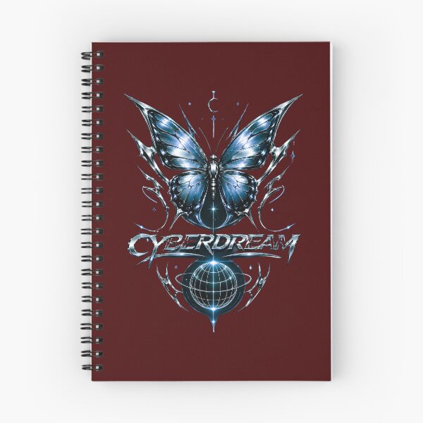Item preview, Cyberdream Chrome Butterfly Cyberpunk Y2K Design designed and sold by Waldero.