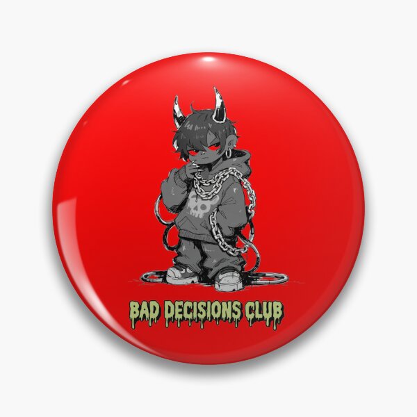 Item preview, Bad Decisions Club Anime Devil Boy Streetwear designed and sold by Gang store.