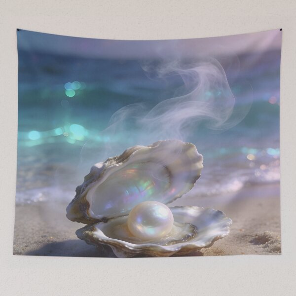 Item preview, Glistening Pearl by the Ocean designed and sold by Roanemermaid.