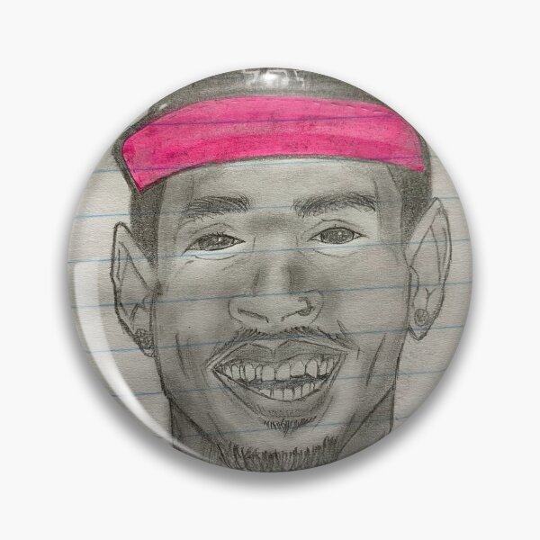 Item preview, Chris Brown Sketch with Pink Detail designed and sold by Tahbile.