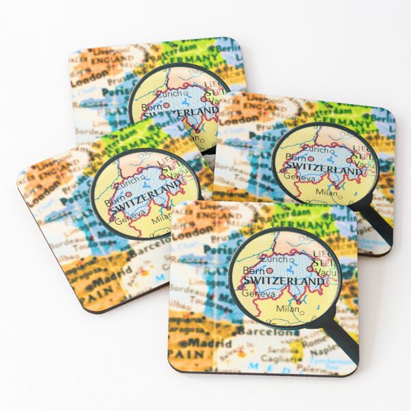 Item preview, Swiss on map designed and sold by di-Vera-Rosati.