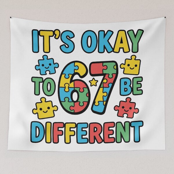 Item preview, autism awareness rainbow kid message designed and sold by ArtDesignTp.