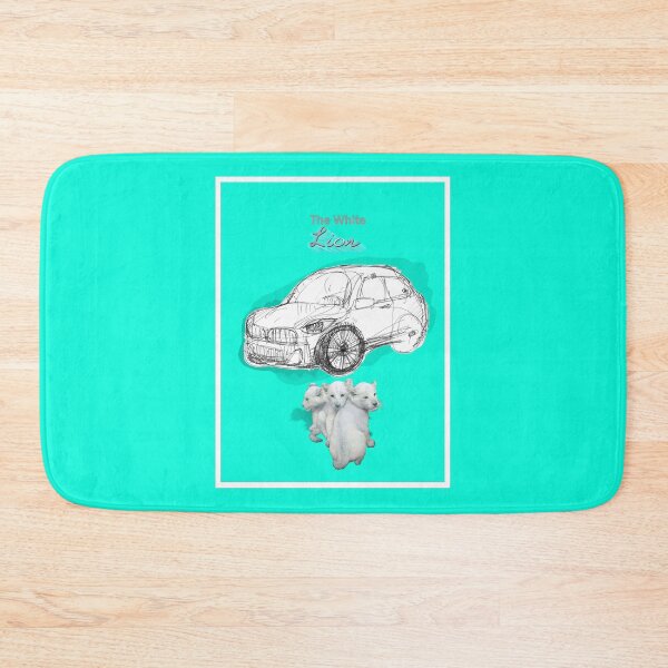 Item preview, The White Lion SUV Car (drawing by ACCI) designed and sold by VanyssaGraphics.