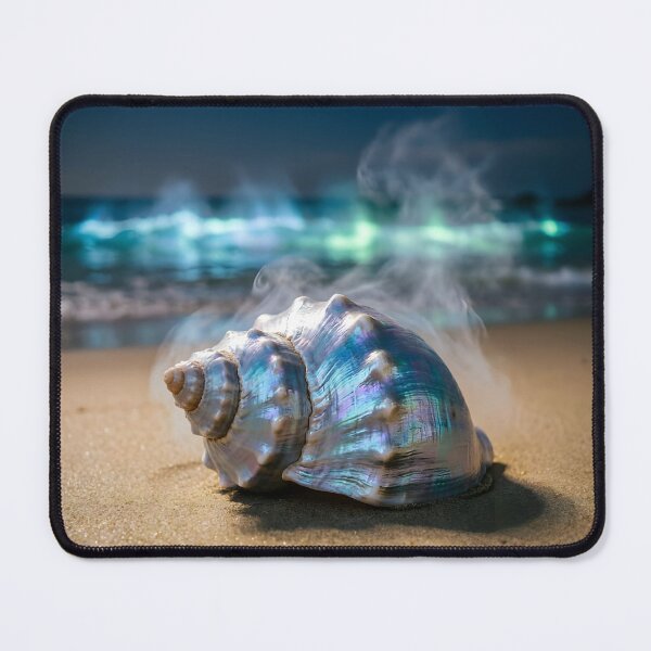 Item preview, Mystical Seashell on Moonlit Beach designed and sold by Roanemermaid.