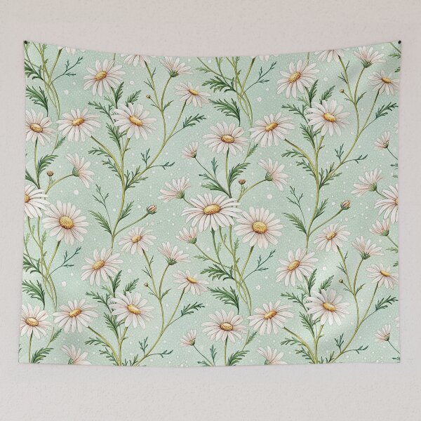 Item preview, Soft Cottagecore Daisy Meadow Pattern designed and sold by Petal & Pattern Co.