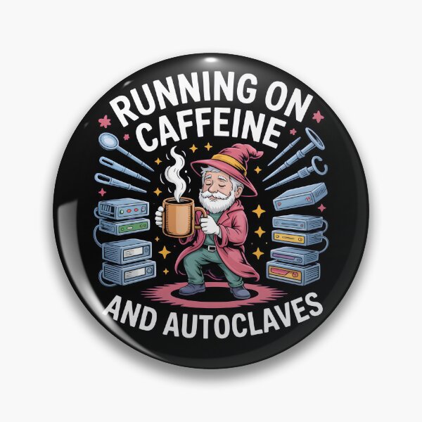 Item preview, Running On Caffeine And Autoclaves Sterile Processing Technician designed and sold by Fitswear.