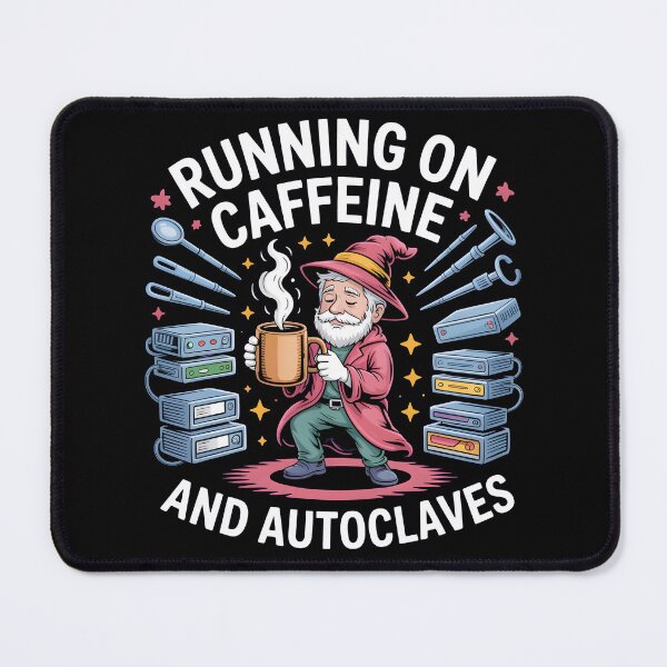 Item preview, Running On Caffeine And Autoclaves Sterile Processing Technician designed and sold by Fitswear.