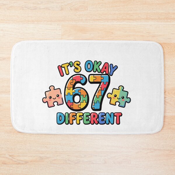 Item preview, its okat to be different  67 minds autism rainbow art designed and sold by ArtDesignTp.
