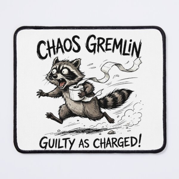 Item preview, Chaotic Raccoon Toilet Paper Heist | Funny Meme T-Shirt Illustration designed and sold by DmaarGroup.