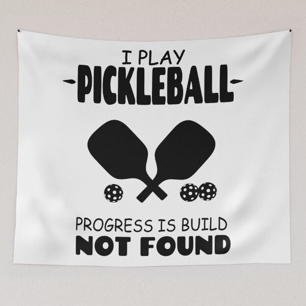 Item preview, I Play Pickleball Progress is Build Not Found designed and sold by Tillscreativ.