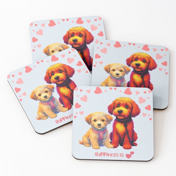 Item preview, Happiness ls doodle puppies designed and sold by Doodles Down South.