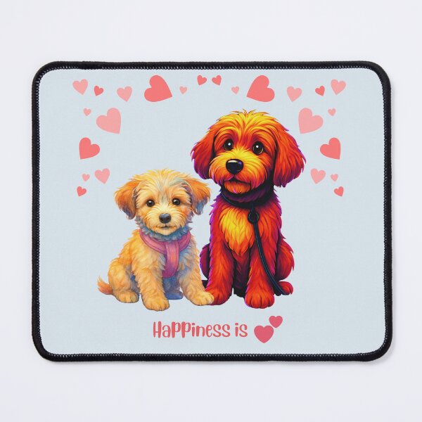 Item preview, Happiness ls doodle puppies designed and sold by Doodles Down South.