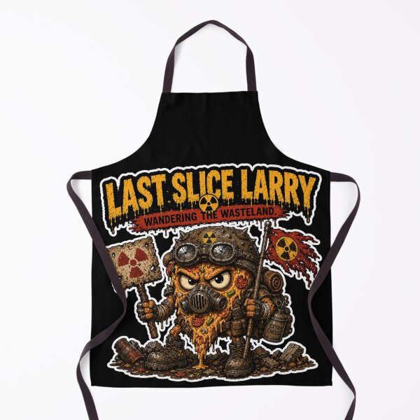 Item preview, Last Slice Larry Post Apocalyptic Pizza Sticker designed and sold by Snackwave Ninety.
