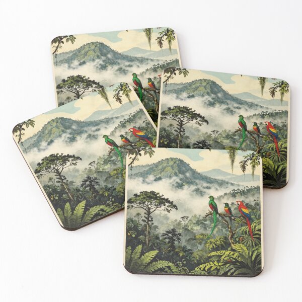 Item preview, Vintage Retro Quetzal Cloudforest Boquete Panama   designed and sold by julyperson.