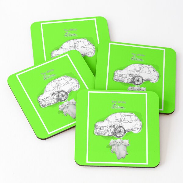 Item preview,  The White Lion SUV Car (drawing by ACCI) designed and sold by VanyssaGraphics.