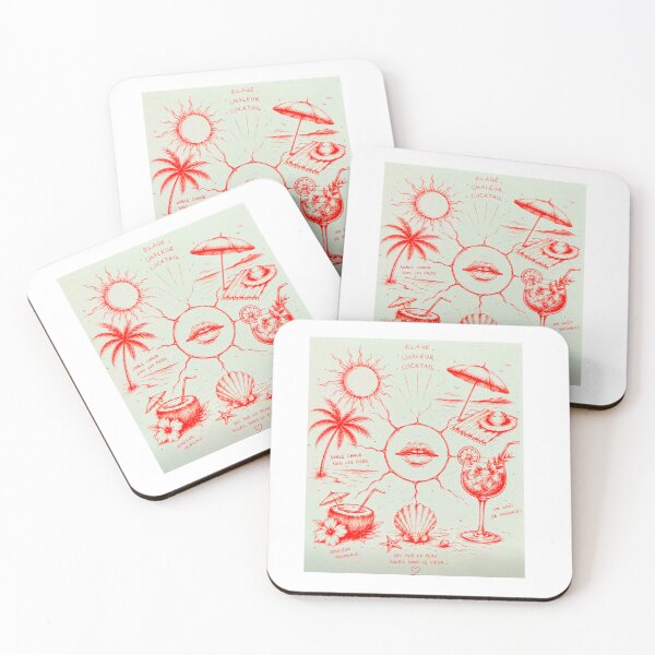 Item preview, Beach, heat, cocktail designed and sold by REDART69.