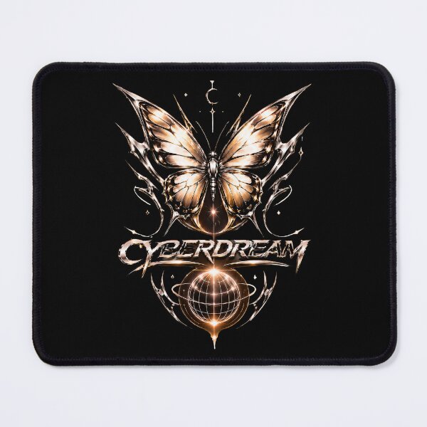 Item preview, Cyberdream Chrome Butterfly Cyberpunk Y2K Design designed and sold by Waldero.