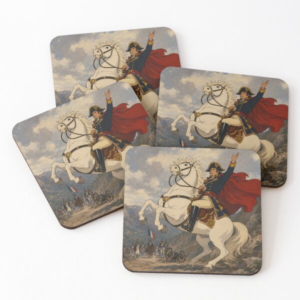 Item preview, Epic Emperor on White Horse Vintage Historical Art designed and sold by  Hollow Moon Studios..