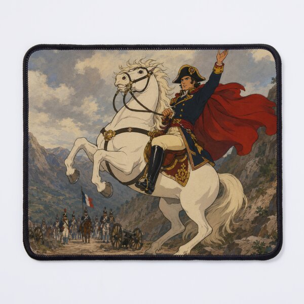 Item preview, Epic Emperor on White Horse Vintage Historical Art designed and sold by Hollow Moon Studios..